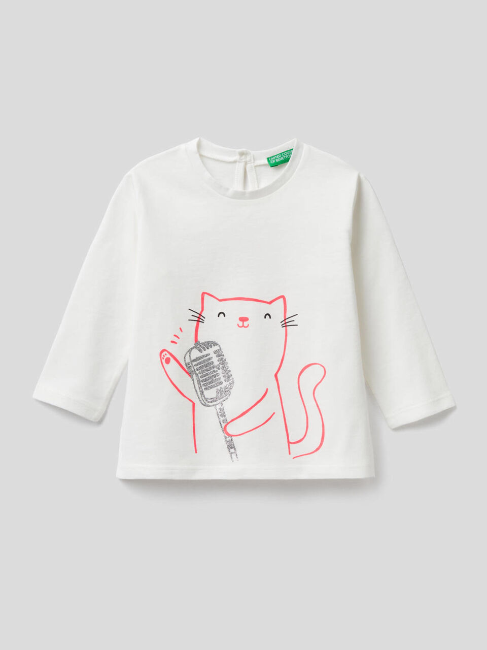 Camiseta de manga larga de puro algodón orgánico image number 1
