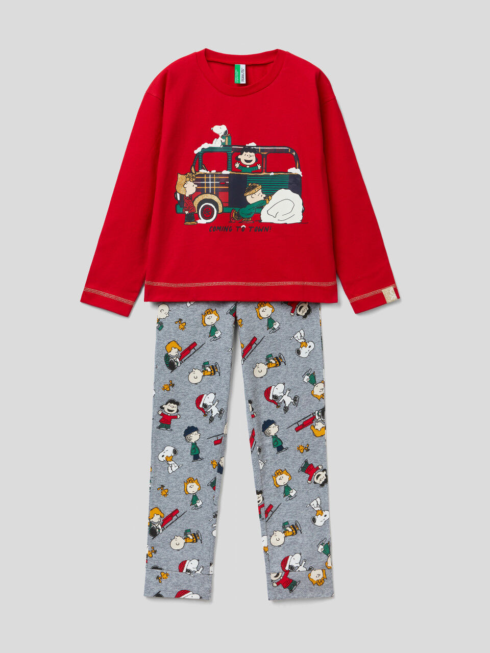 Pijama navideño de Snoopy