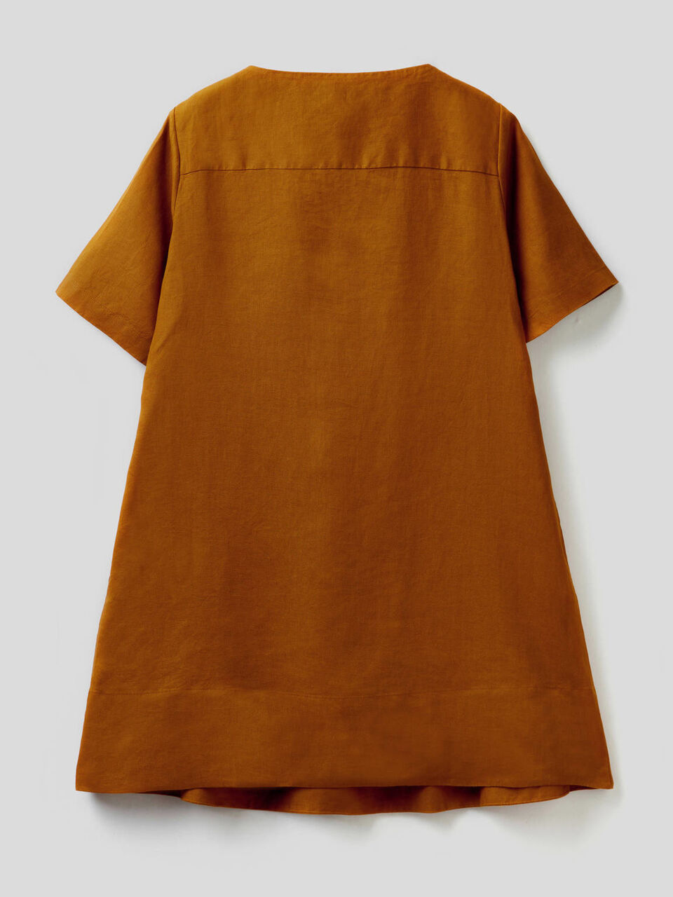 Vestido corto de 100% lino image number 2