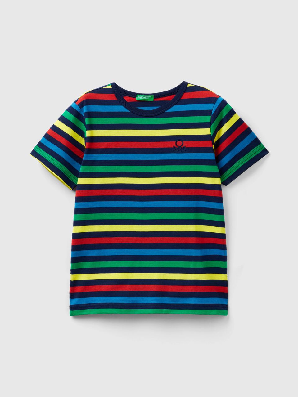 Camiseta de Niño cuello redondo Nica 32 Rayas Negras