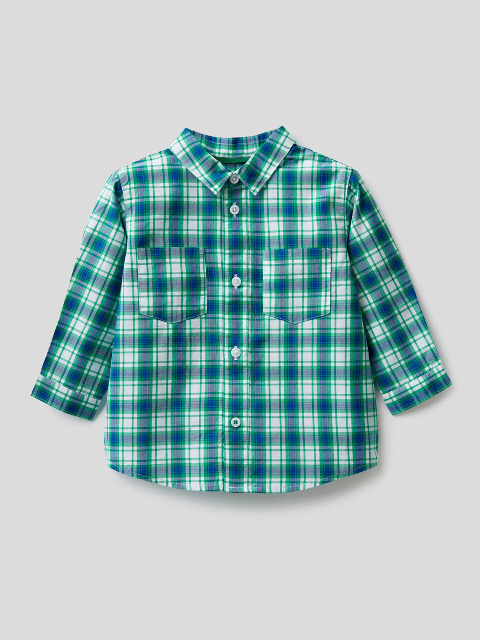 Camisa de cuadros de 100 % algodón image number 1