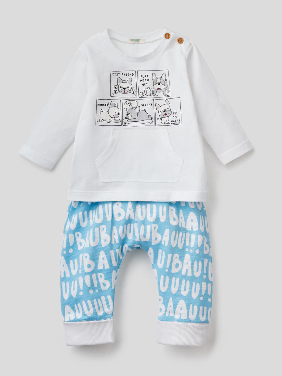 Conjunto estampado de 100 % algodón image number 1