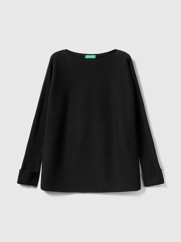 Suéter de cuello barco Mujer