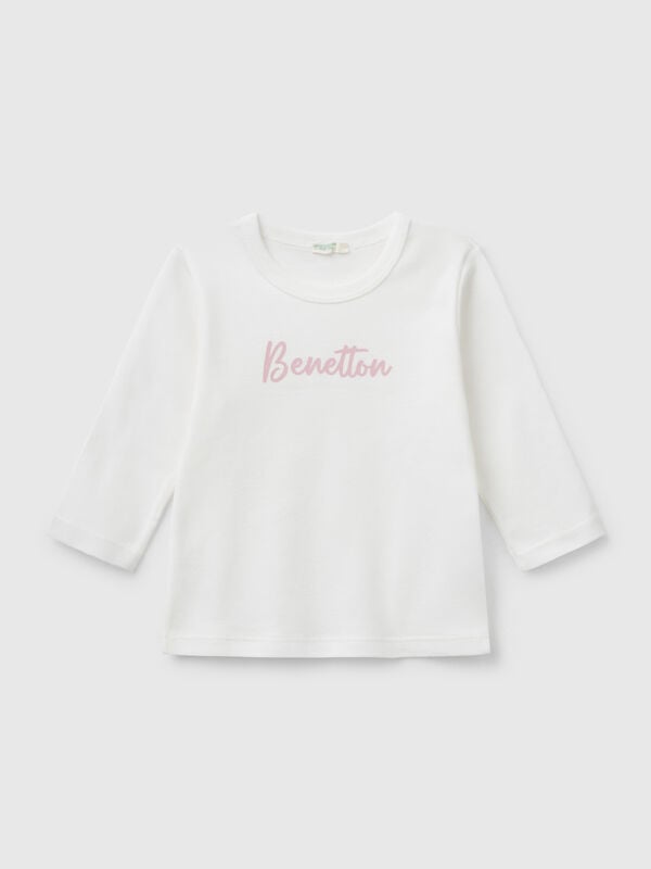 Camiseta de manga larga de algodón  Recién nacidos