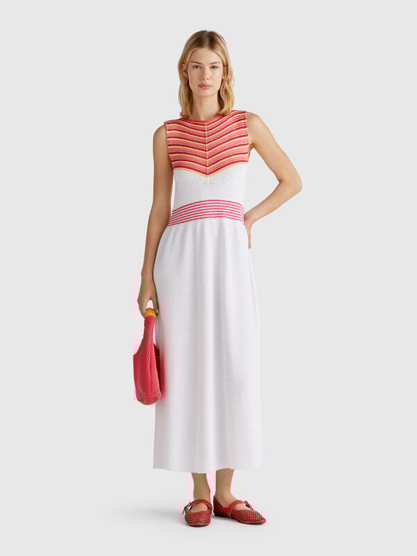 Vestido de ganchillo Mujer