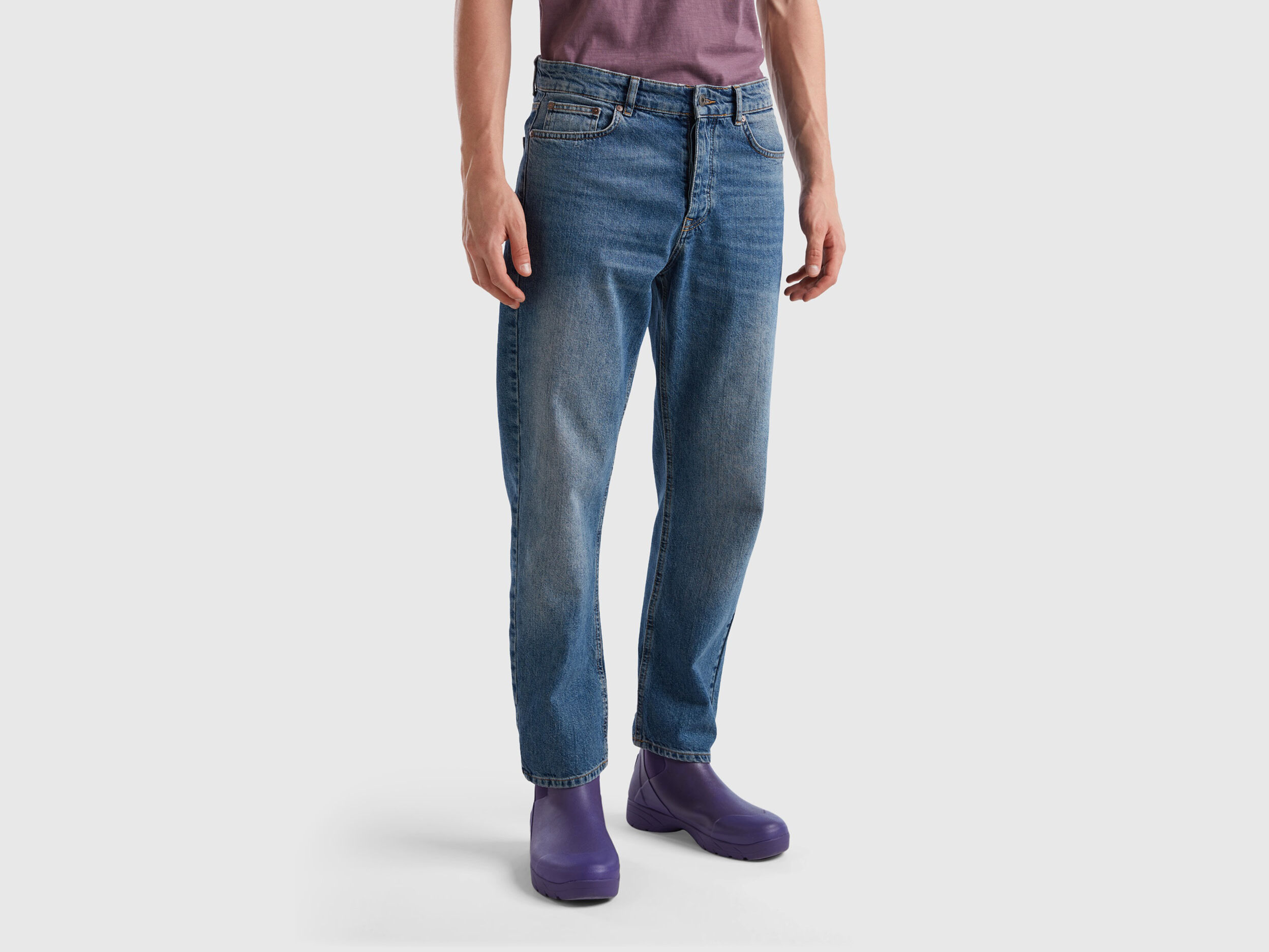 Vaqueros zanahoria rotos hombre best sale
