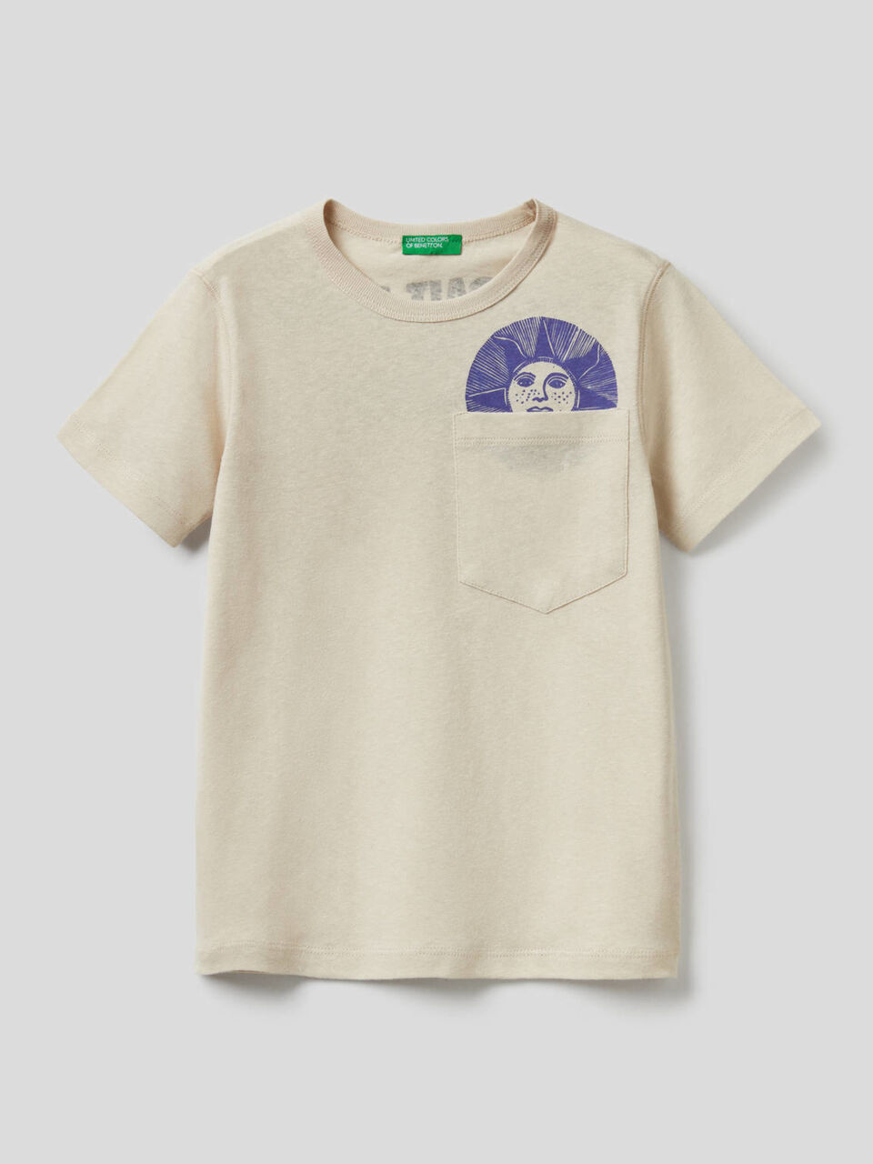 Camiseta con eslogan estampado image number 1