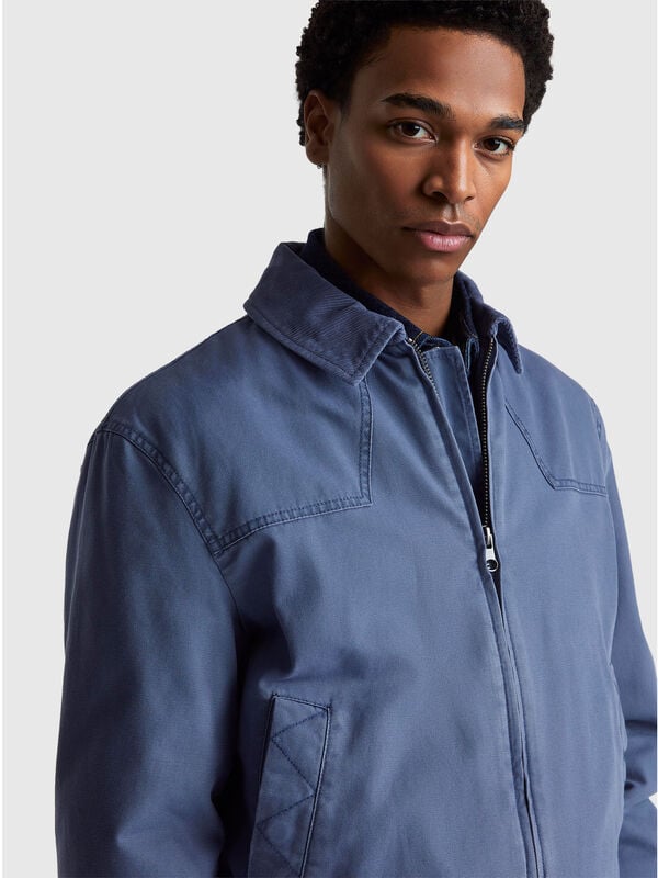 Chaqueta acolchada de puro algodón. Hombre