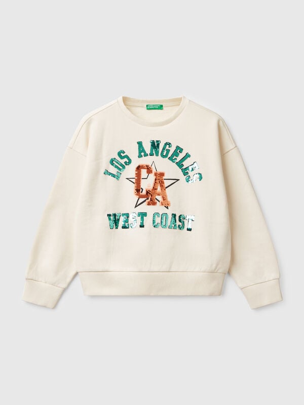 Sudadera lentejuelas Niña