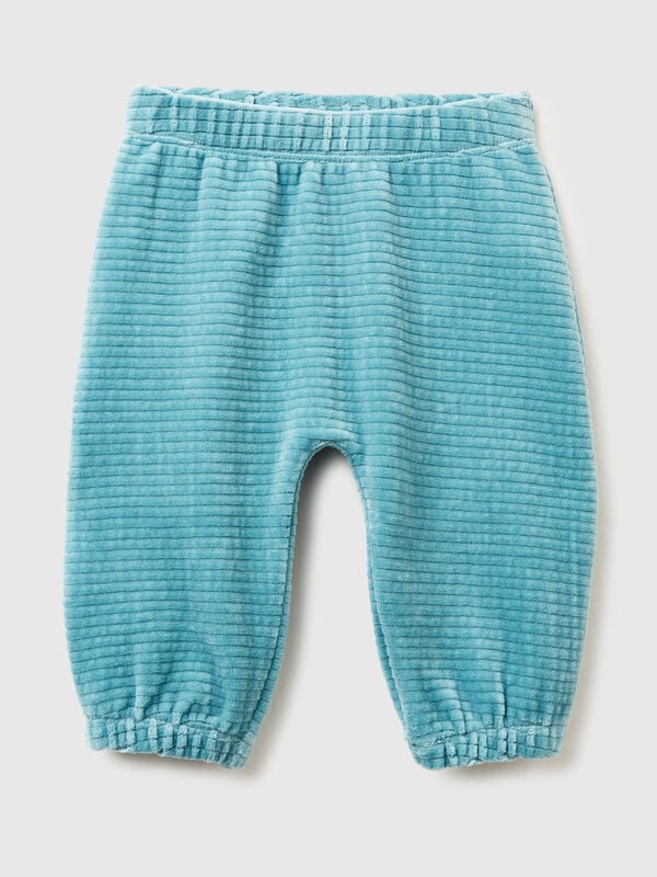 Pantalones de chenilla con bordado Recién nacidos