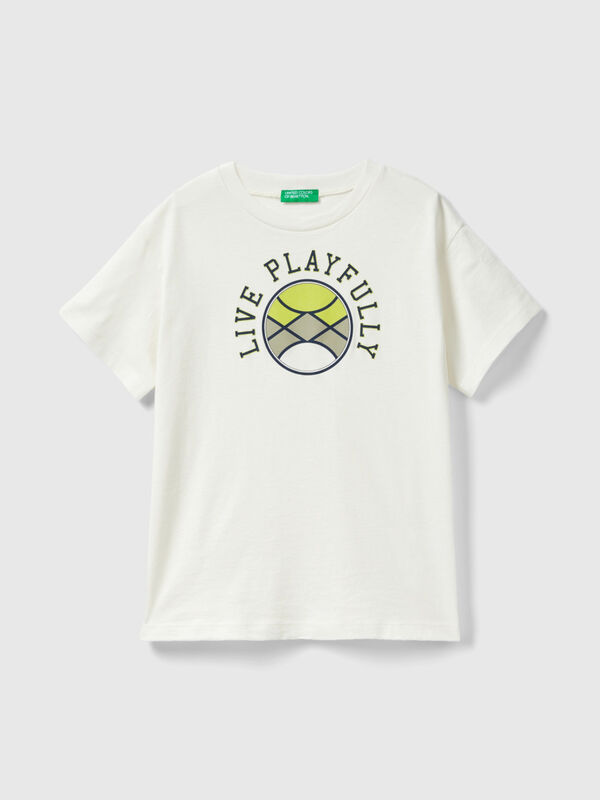 Camiseta de manga corta de algodón orgánico Niño