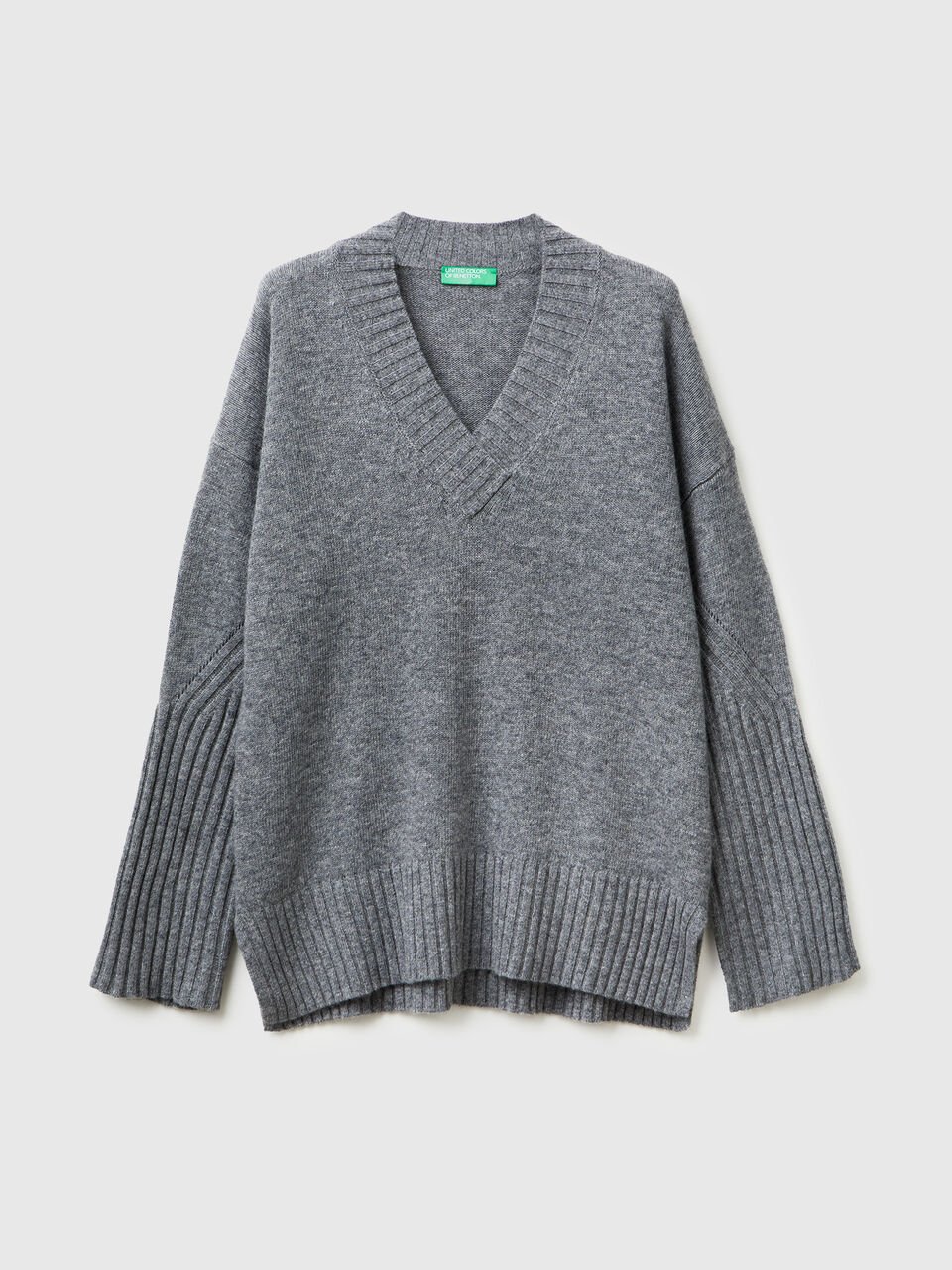 V NECK SWEATER L/S Mujer image number 1