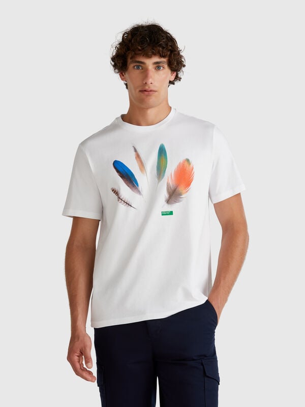 Camiseta con estampado fotográfico Hombre