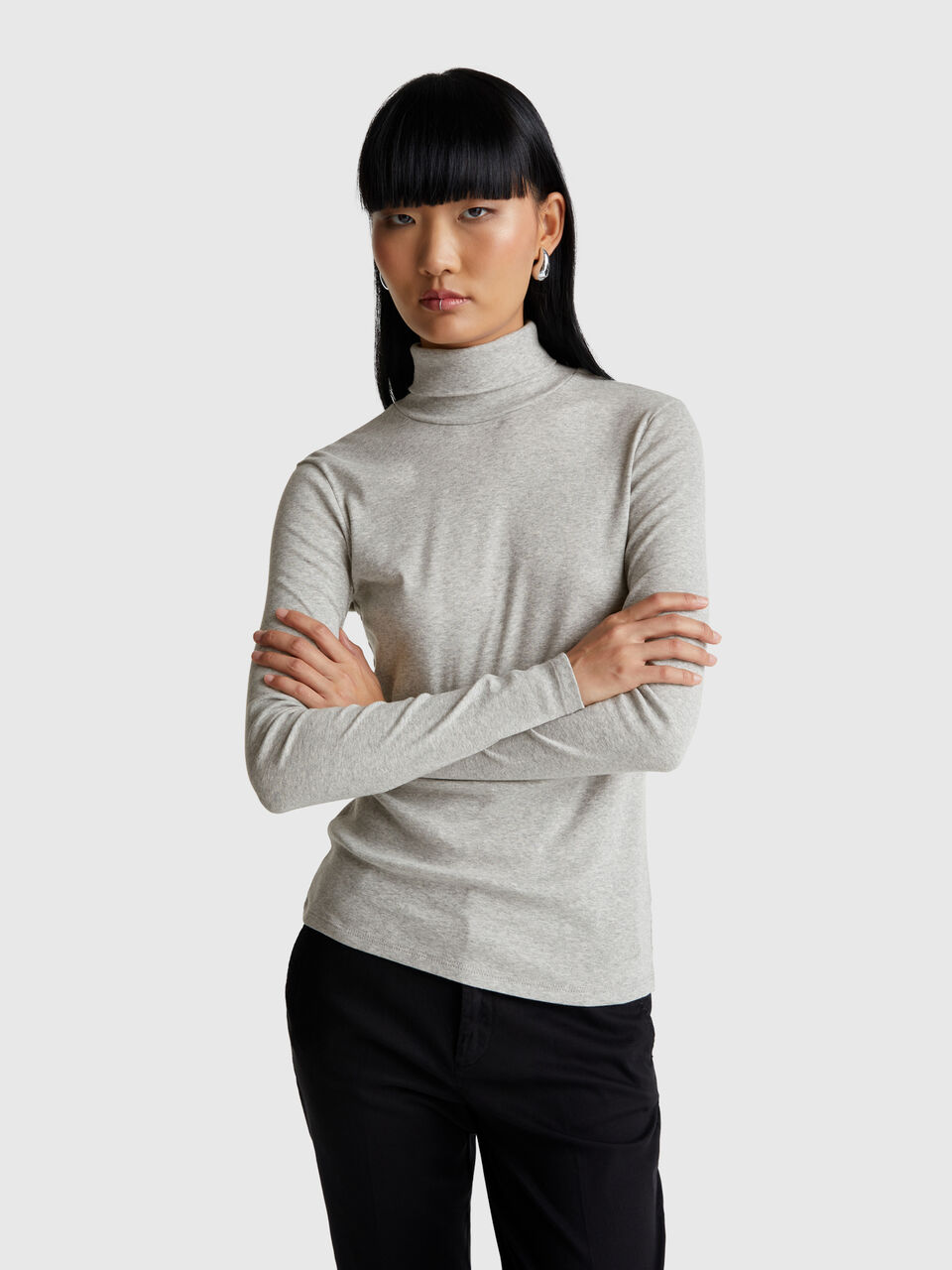 TURTLE NECK SWEATER Mujer image number null