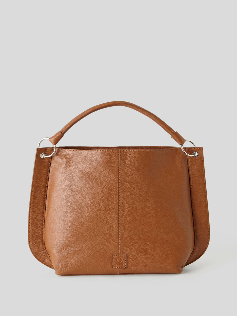 Bolso hobo de piel auténtica image number null