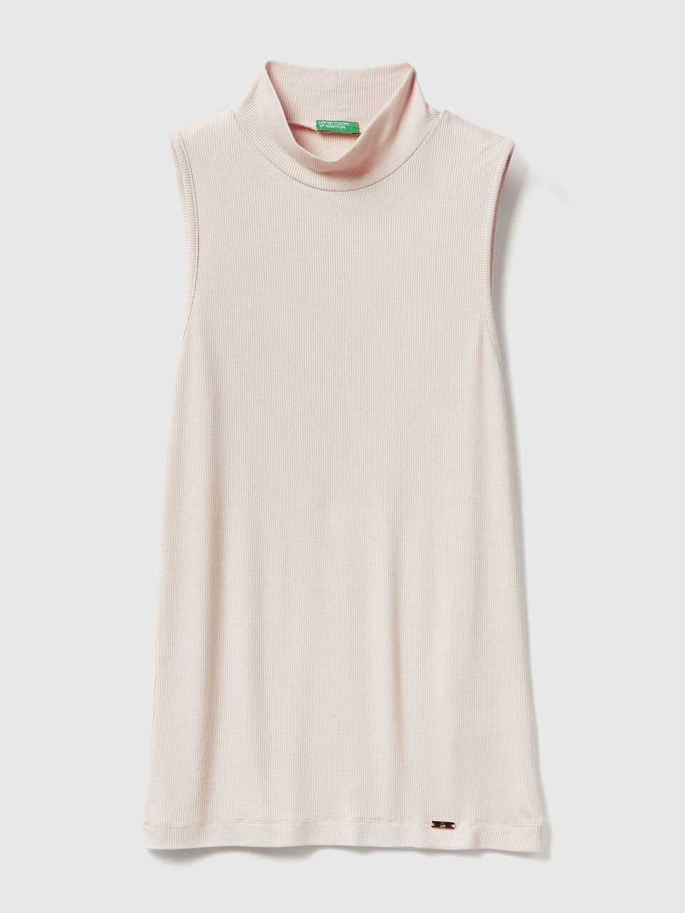 SLEEVELESS SWEATER Mujer image number 1