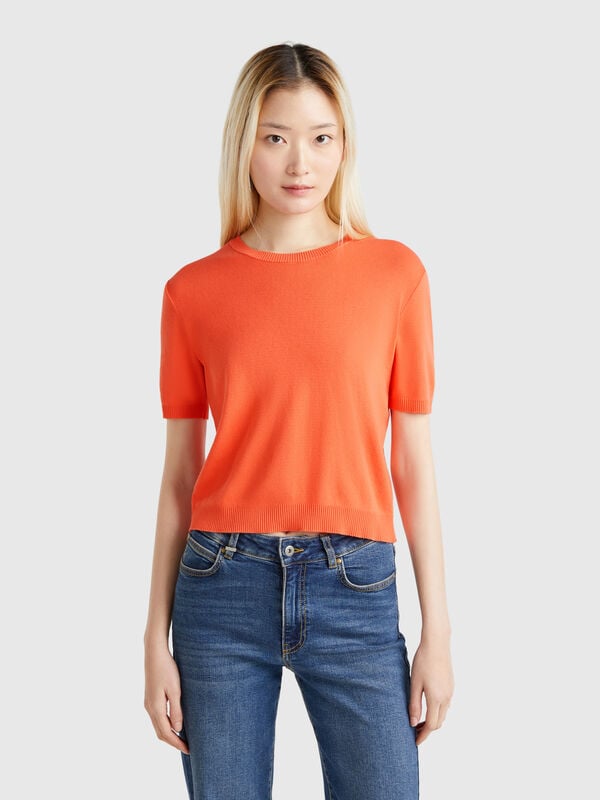 Camisa manga corta 100% algodón Mujer