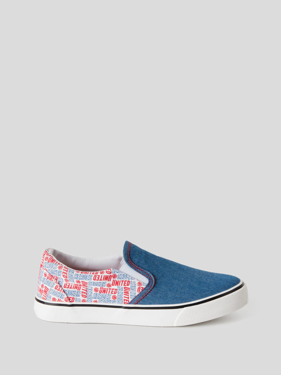 Sneakers de estilo skater de tela image number 1