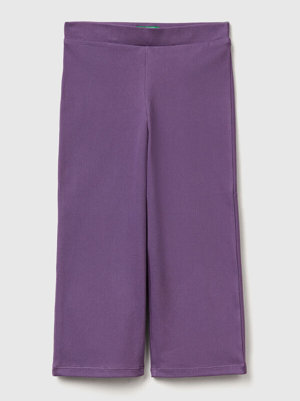 Pantalones de algodón elástico Niña