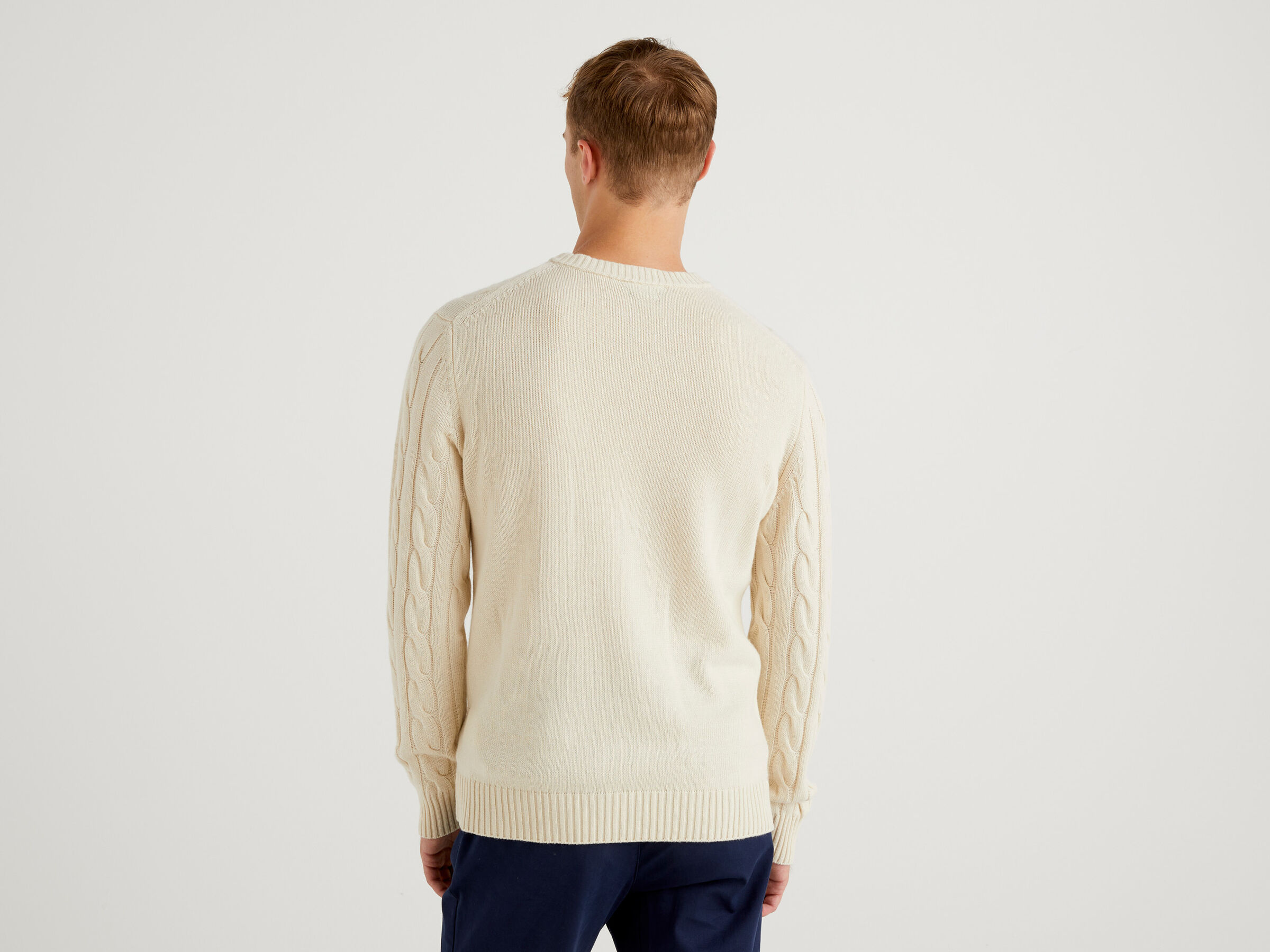 Jersey de ochos de cachemir mixto image number 2