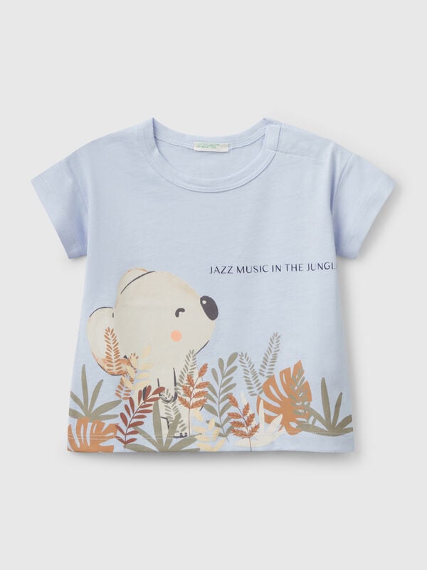 Camiseta boxy fit con estampado Recién nacidos