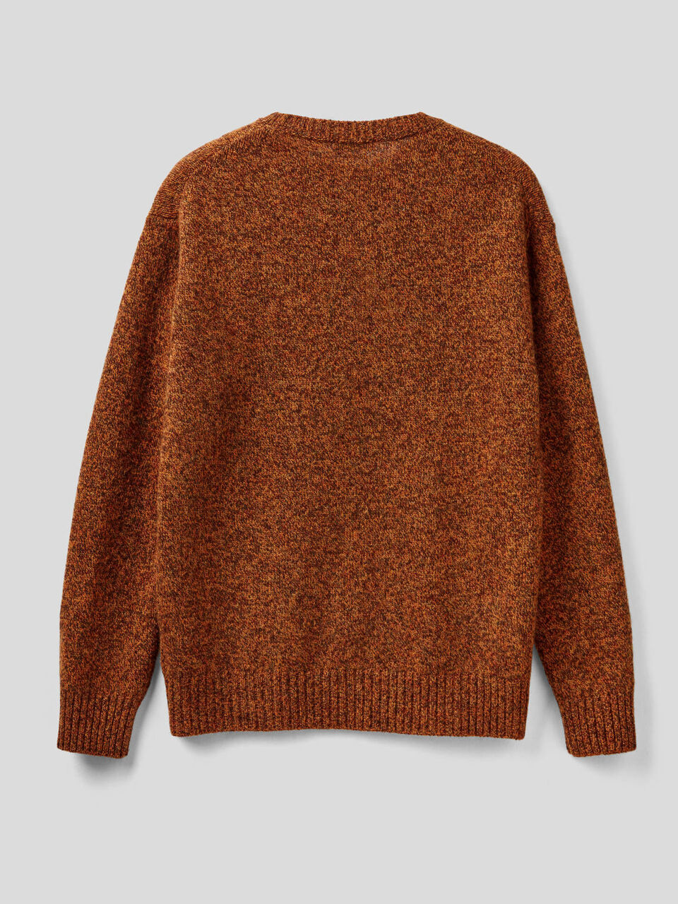 Jersey de cuello redondo de pura lana Shetland image number 2