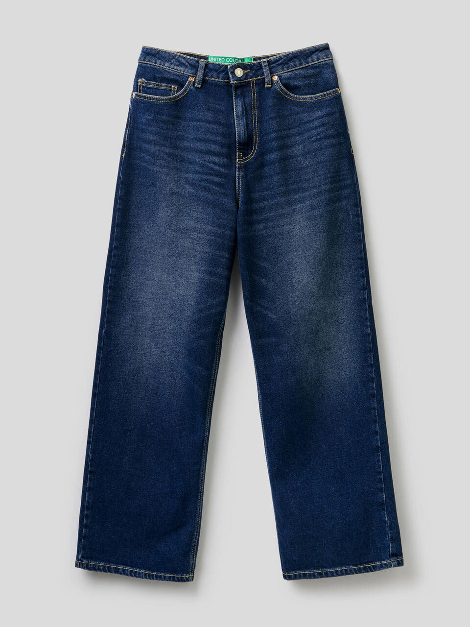 Vaqueros mum fit de denim elástico. image number 1