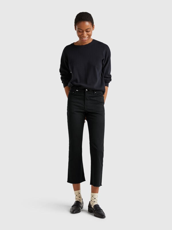 Pantalón cropped cinco bolsillos Mujer