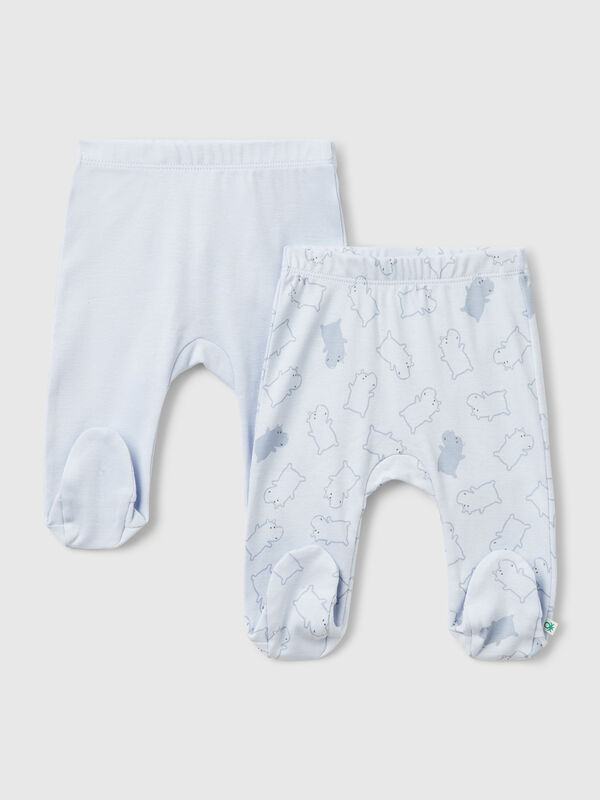 Dos pantalones de algodón . Recién nacidos
