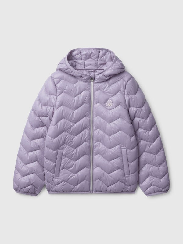Chaqueta acolchada con capucha Niña