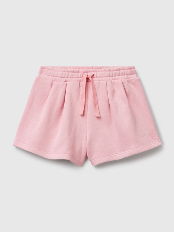 Pantalón corto de felpa de algodón Niña