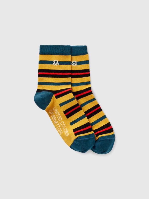 Calcetines rayas multicolores