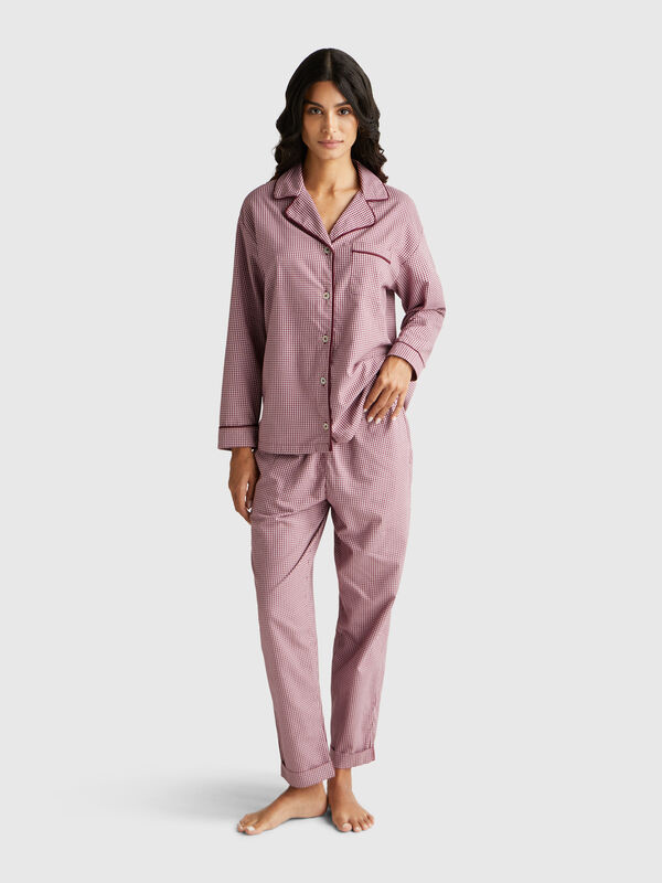 Pantalones a cuadros Mujer