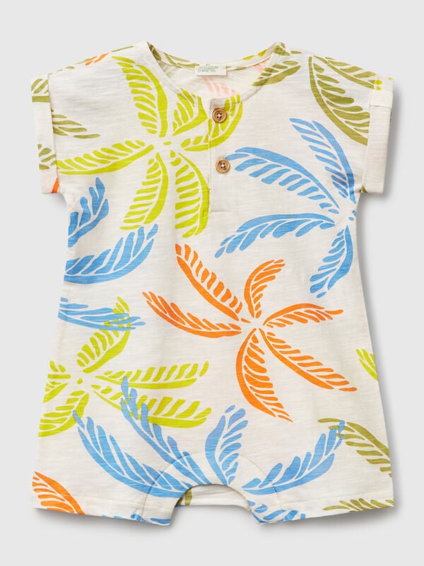 Pelele estampado tropical Recién nacidos