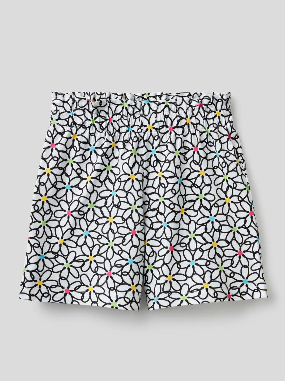 Bermudas estampadas de 100% algodón image number 1