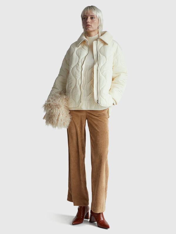 Chaqueta de nailon acolchada Mujer