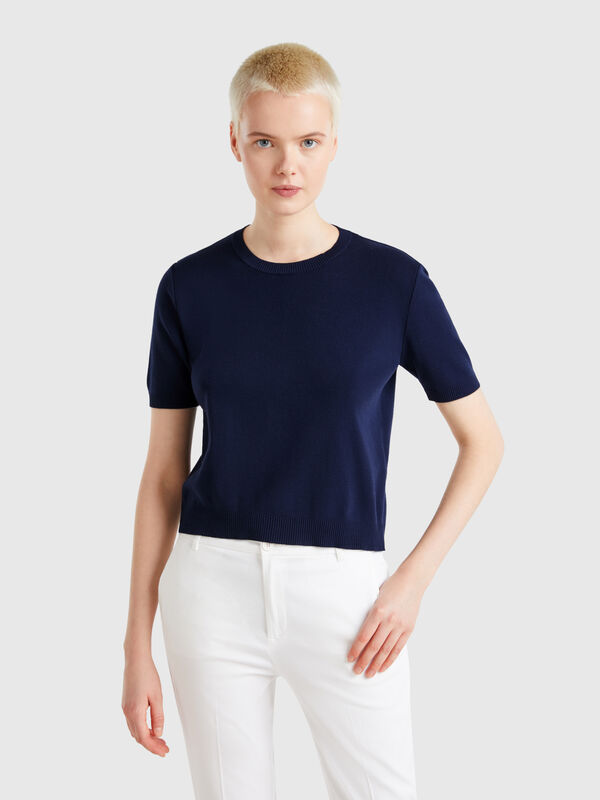 Camisa manga corta 100% algodón Mujer
