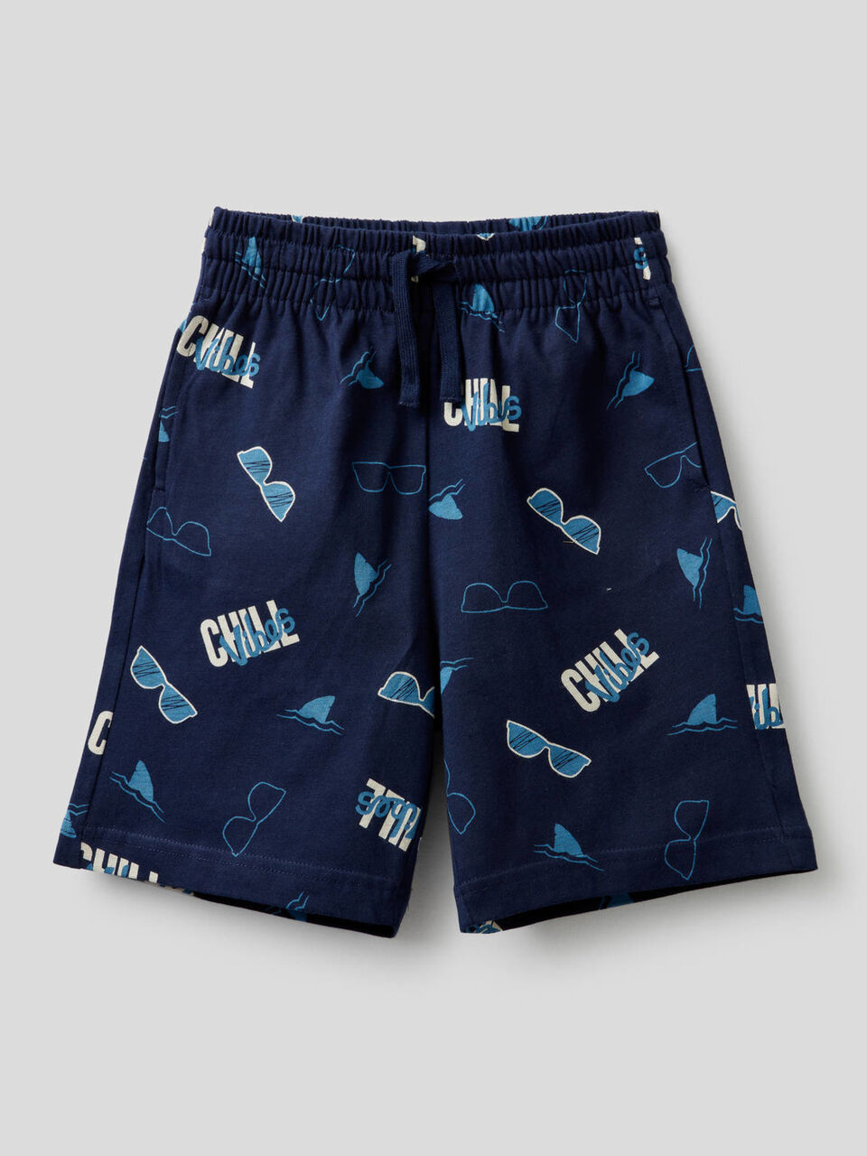 Bermudas estampadas de 100% algodón image number 1