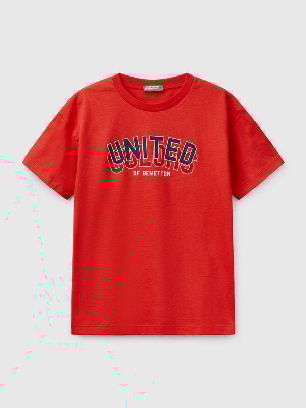 Camiseta de manga corta 100% algodón Niño