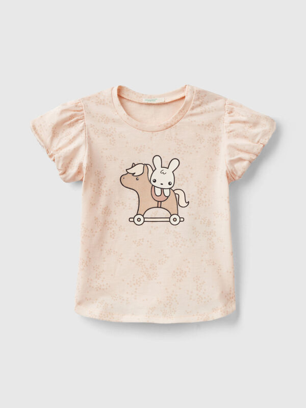 Camiseta con estampado de conejito Recién nacidos