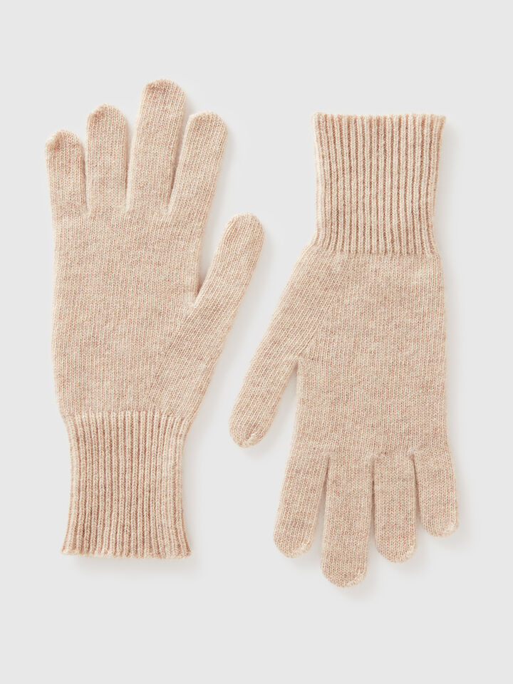 KNITTED GLOVES Mujer