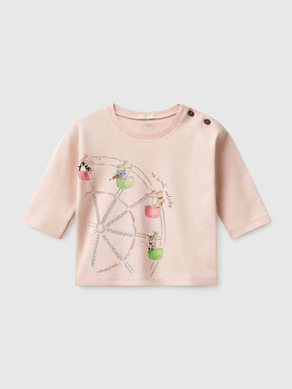 Camiseta con estampado animal Recién nacidos