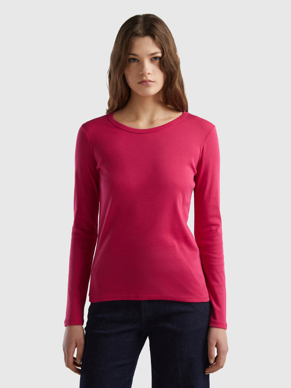 Benetton camisetas store manga larga mujer