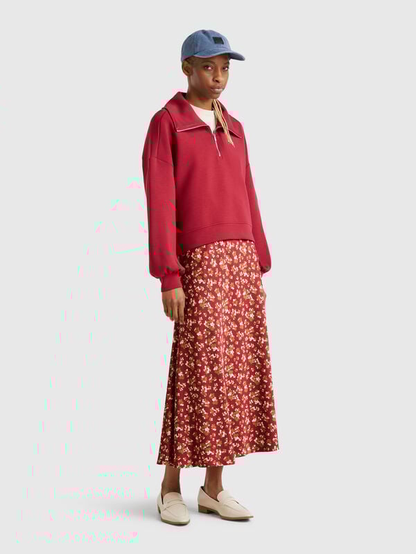 falda flores Mujer