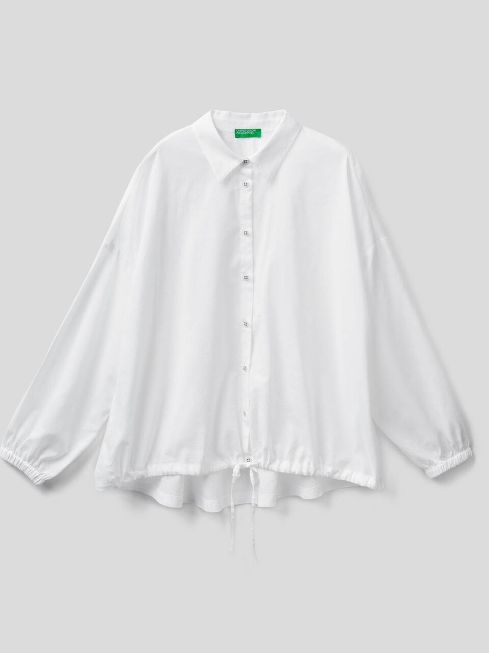 Camisa con cordón de ajuste image number 1