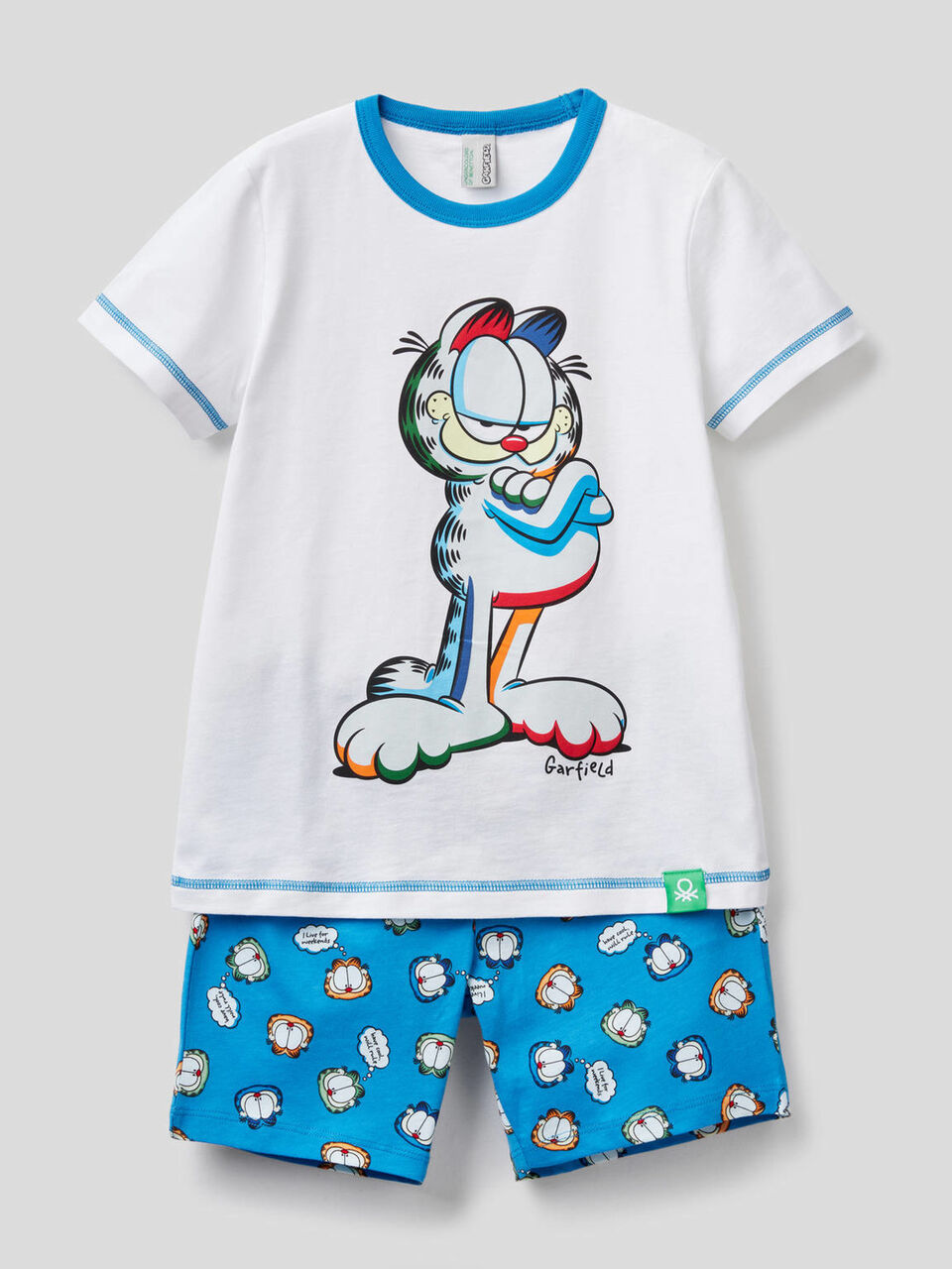 Pijama de 100% algodón con estampado de Garfield image number 1