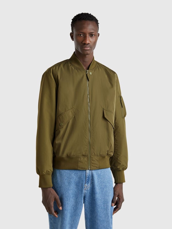 Cazadora bomber acolchada Hombre