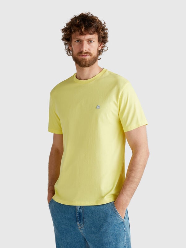 Camiseta básica de algodón  Hombre