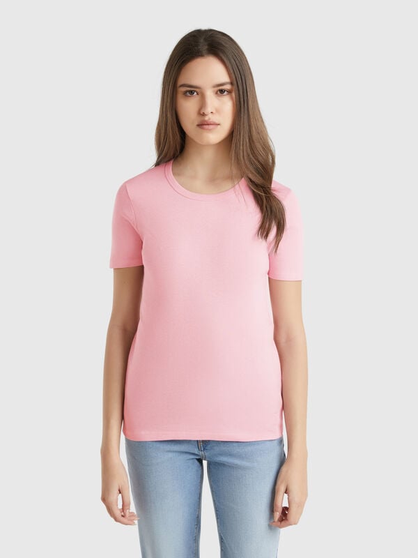 Camiseta de algodón de fibra larga Mujer