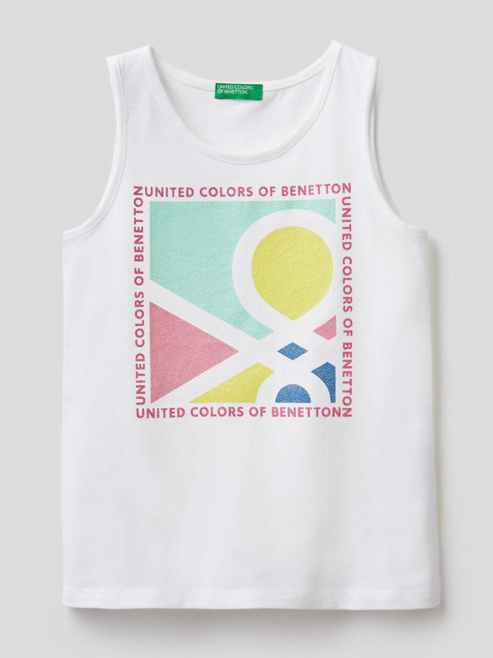 Camiseta con estampado de glitter image number 1